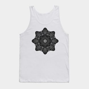 Black African Mandala Tank Top